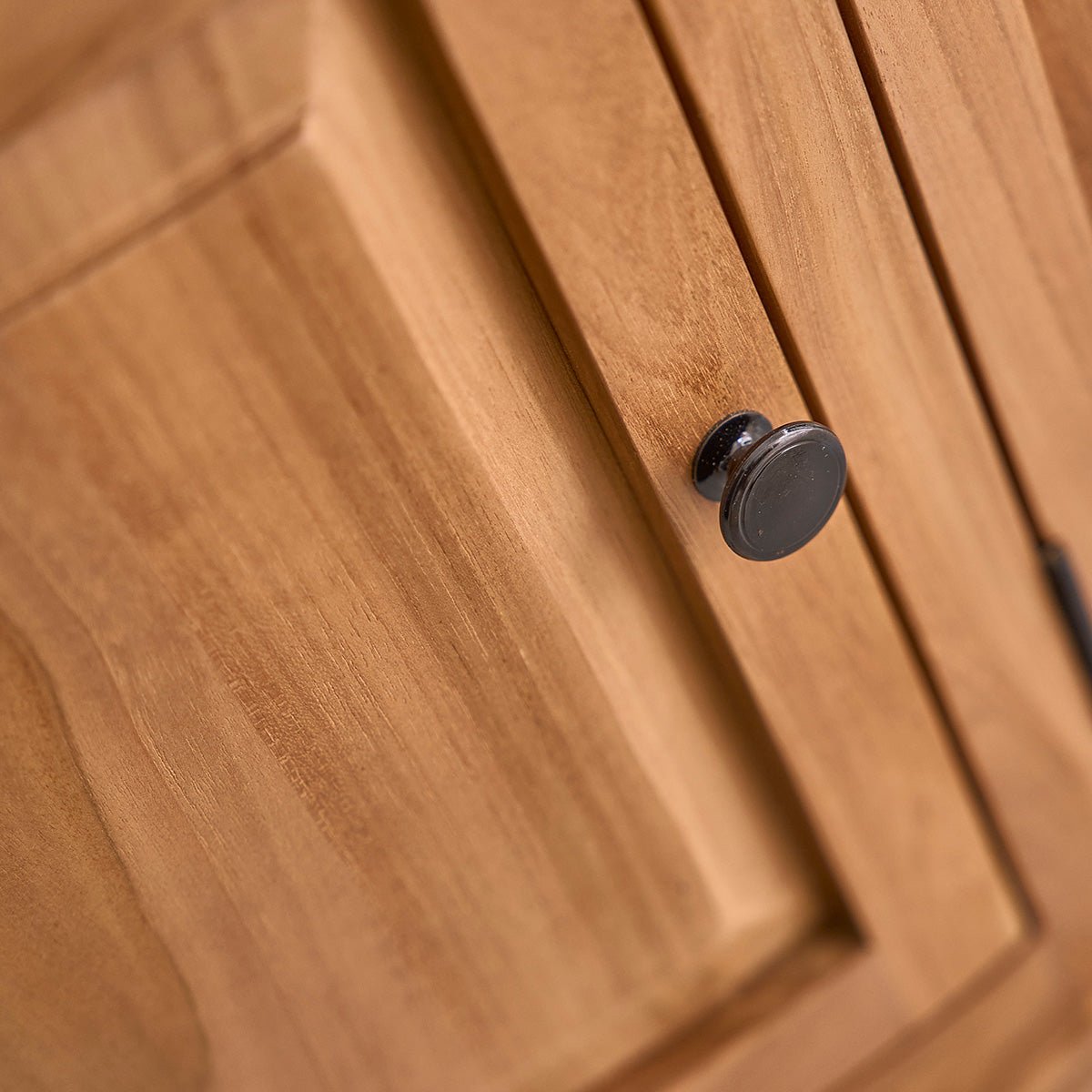 Meuble TV en bois de teck 160 cm 4 portes  DOMAINE naturel, BERAH GETAH