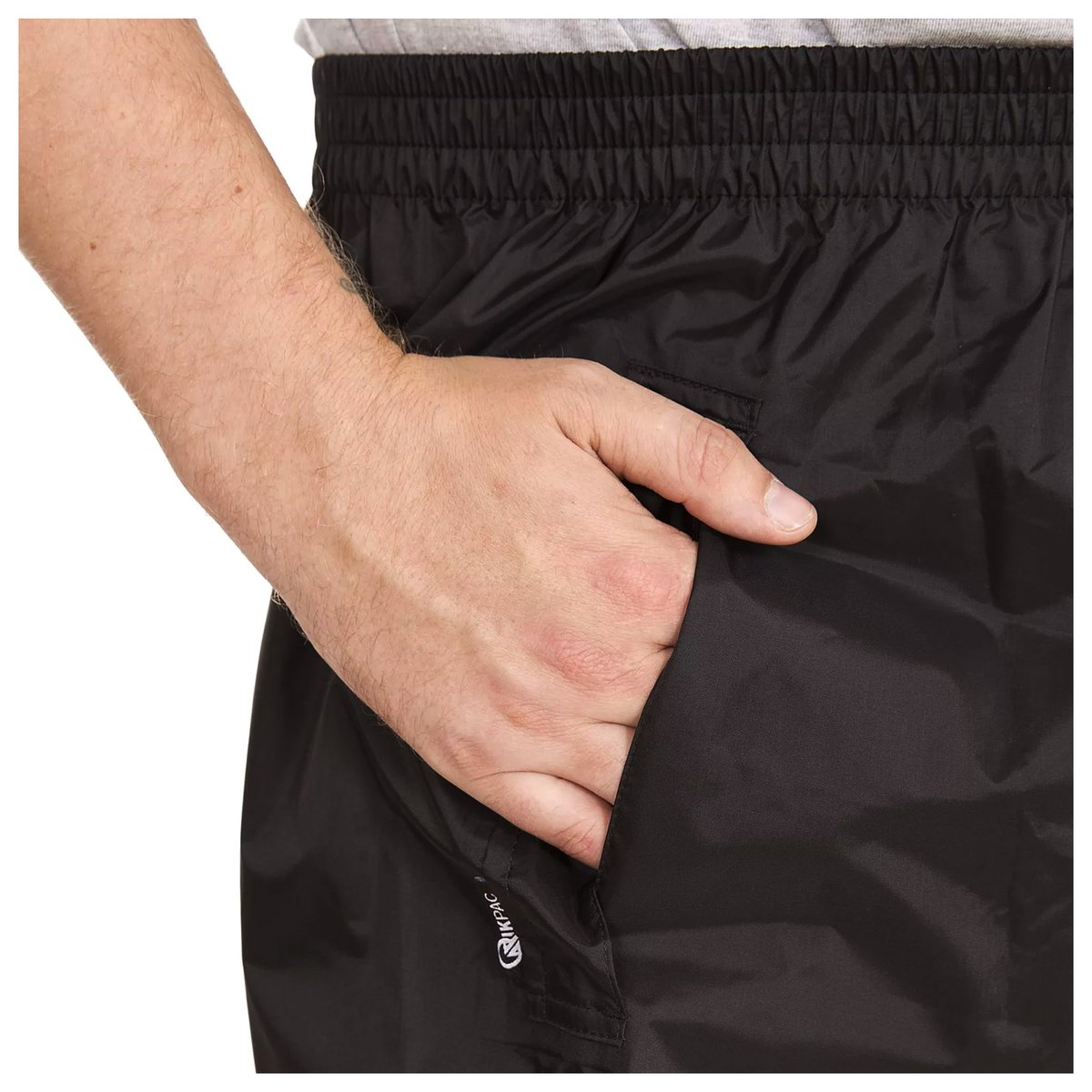 Sur-pantalon Imperméable Qikpac noir, TRESPASS