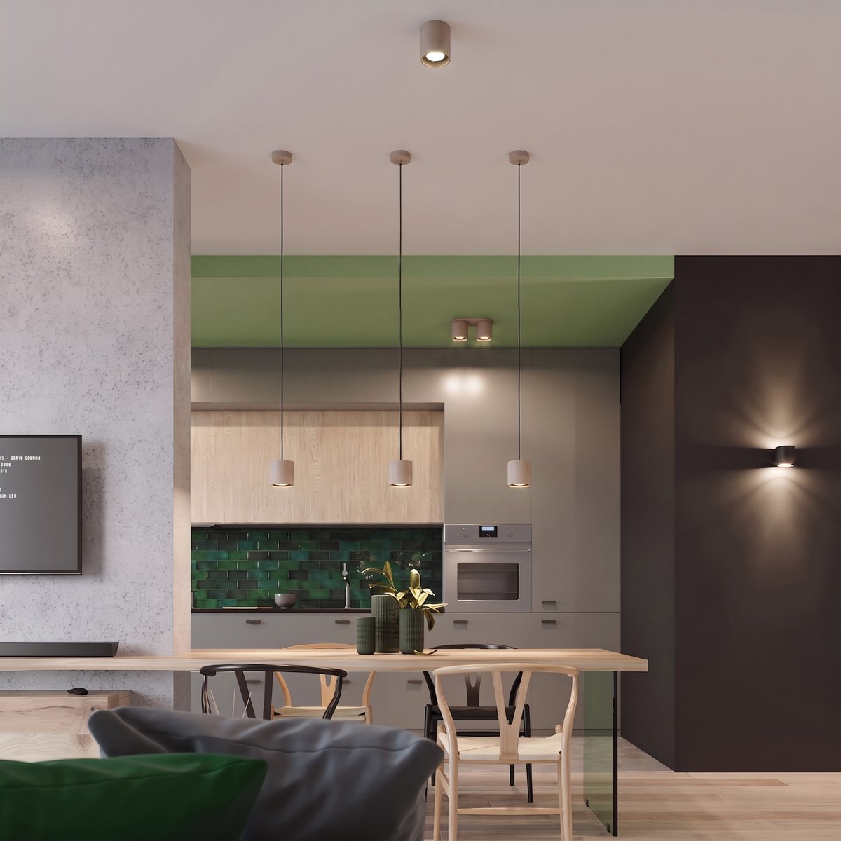Plafonnier Aluminium Taupe GU10 2 Orbis taupe, EDEN