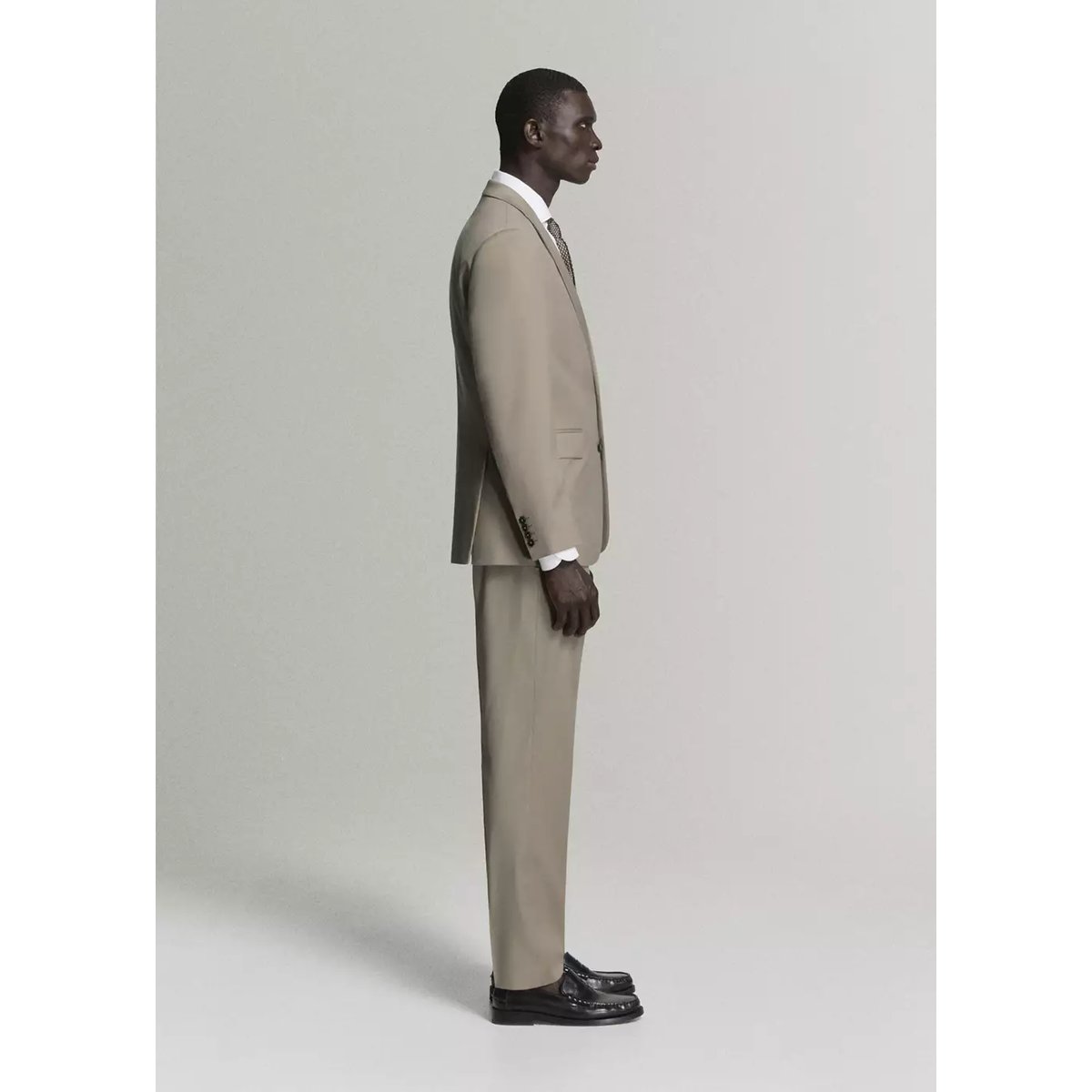 Pantalon costume Milán slim-fit gris vison, MANGO MAN