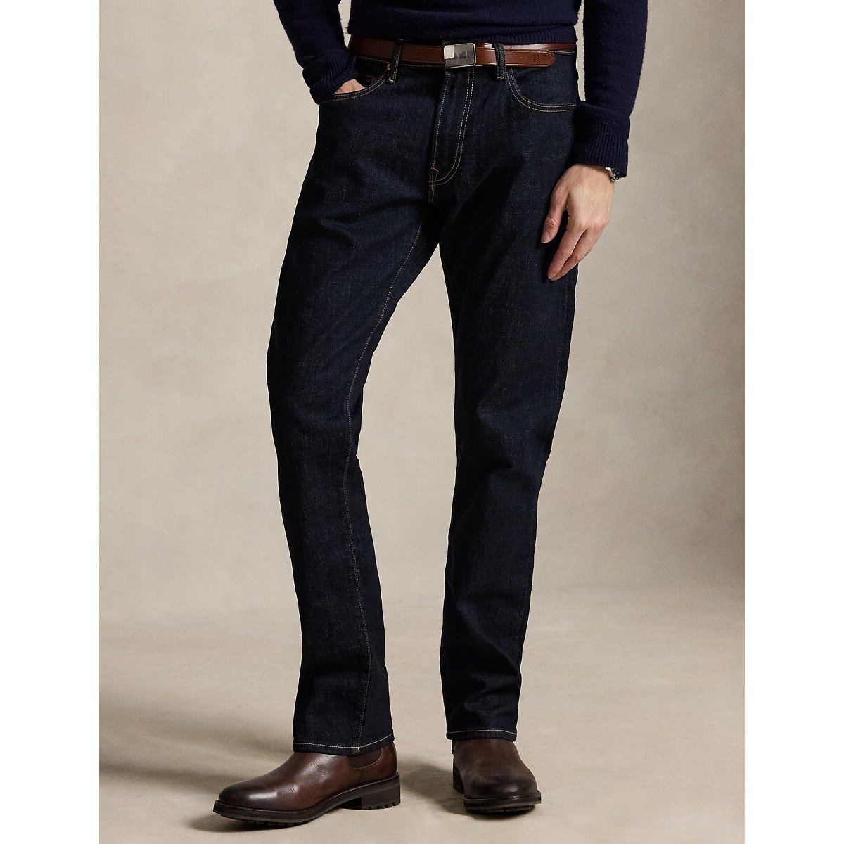Jean droit, stretch, HAMPTON bleu rinse, POLO RALPH LAUREN