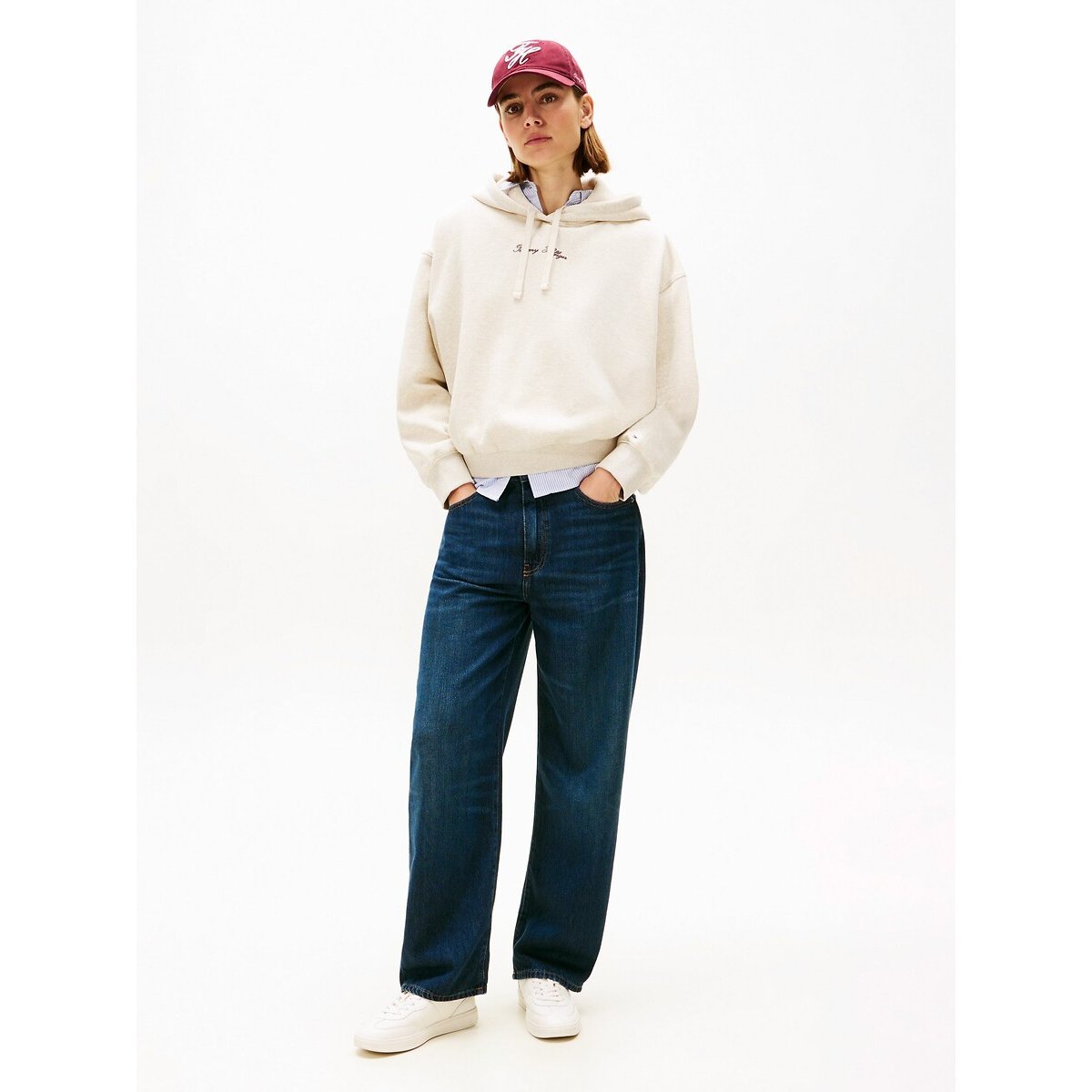 Hoodie beige, TOMMY HILFIGER