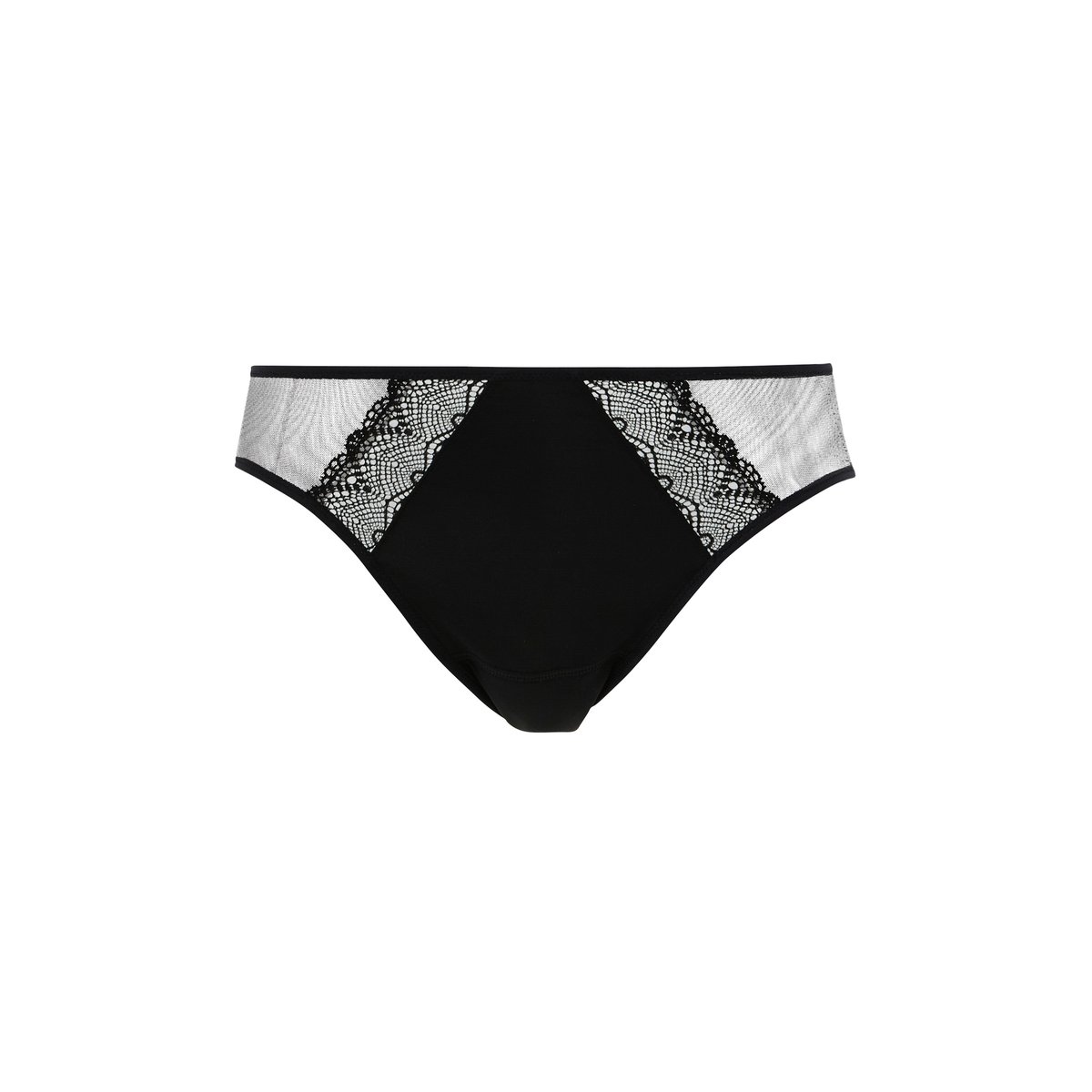 Slip absorbant lavable Paloma noir, SANS COMPLEXE