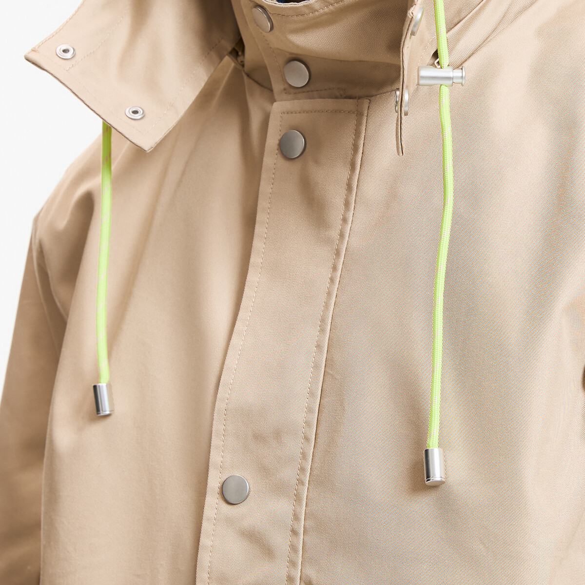 Blouson urbain à capuche beige, LA REDOUTE COLLECTIONS