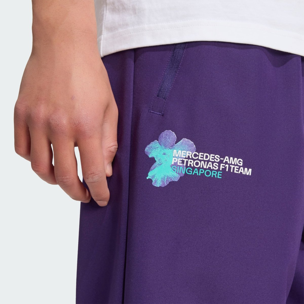 Pantalon Mercedes - Amg Petronas Formula 1 Team Vanda Bloom dark purple, adidas Performance