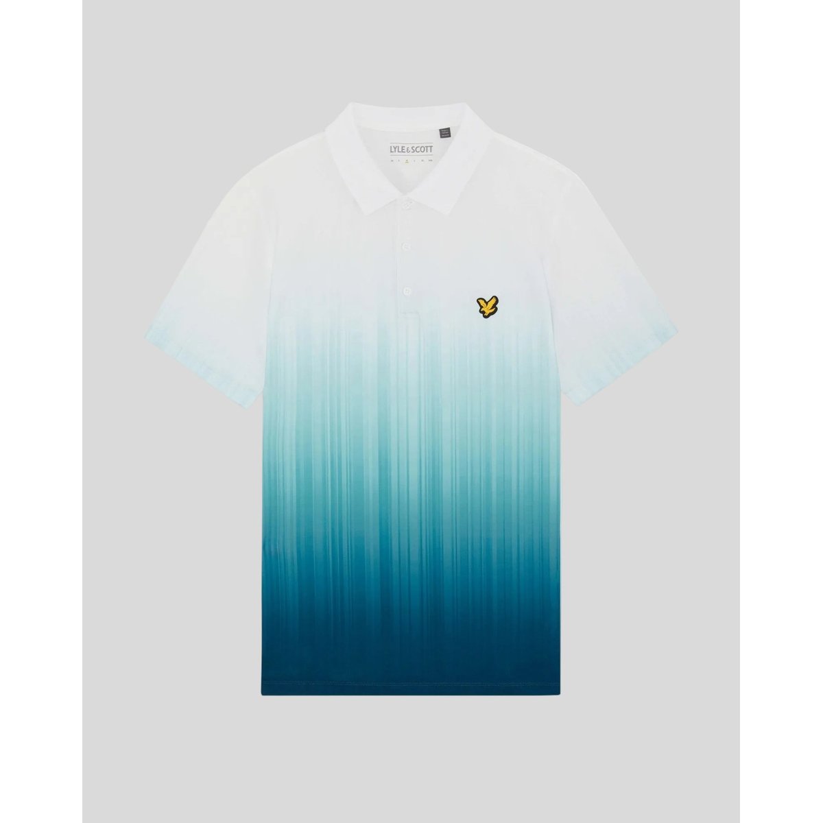 Polo dégradé bleu vert, LYLE & SCOTT