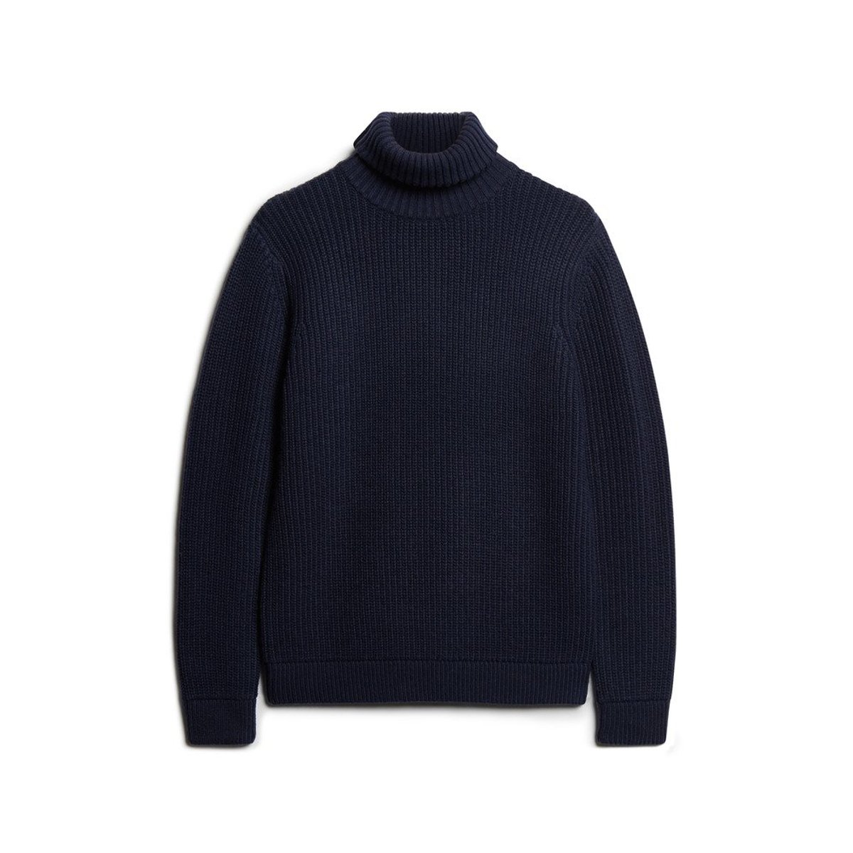 Pull texturé à col roulé Merchant Store bleu marine marchand, SUPERDRY