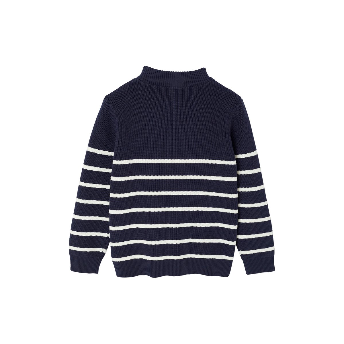 Pull camionneur manches longues rayé marine, VERTBAUDET