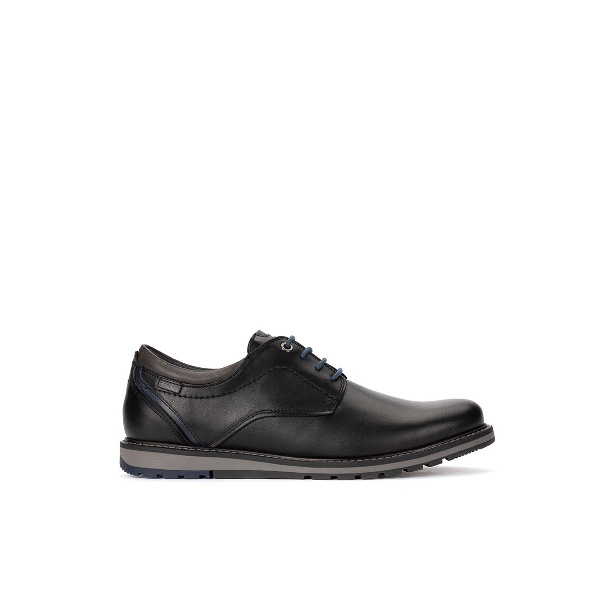 Chaussures à lacets cuir Berna black, PIKOLINOS