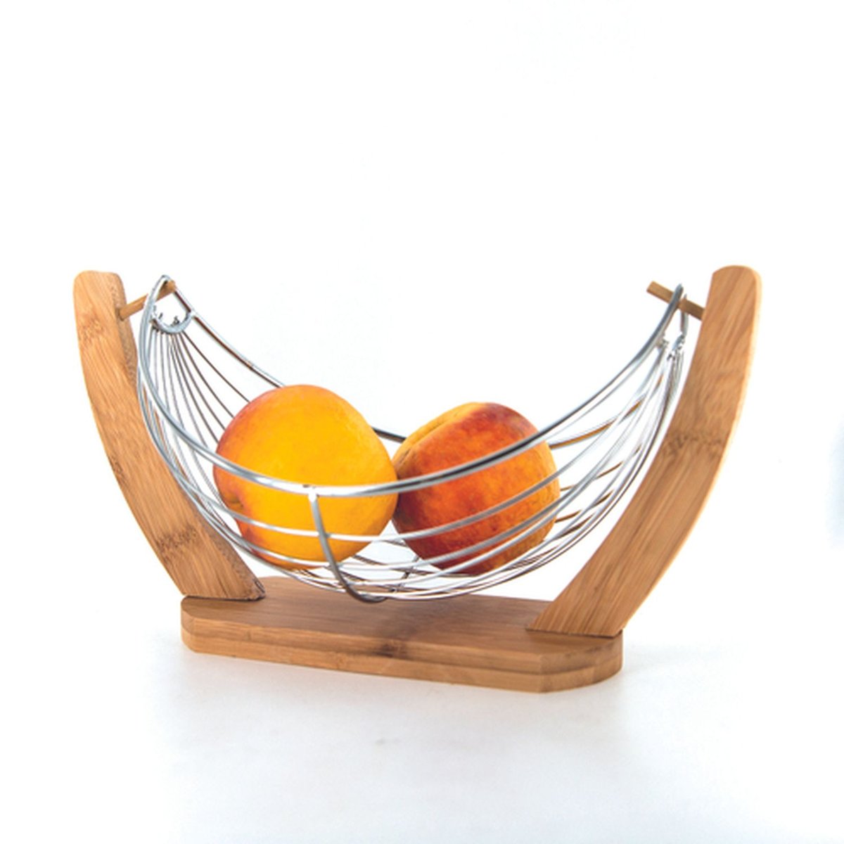 Corbeille à fruits balancelle en bambou et inox COOK beige, THE HOME DECO FACTORY