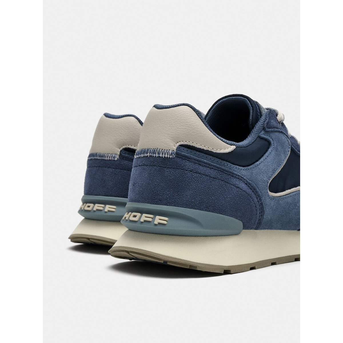 Leren sneakers City blauw, HOFF