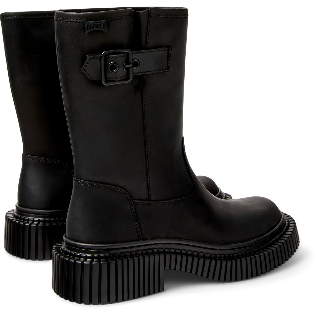 Bottines Pix Berlin cuir noir, CAMPER