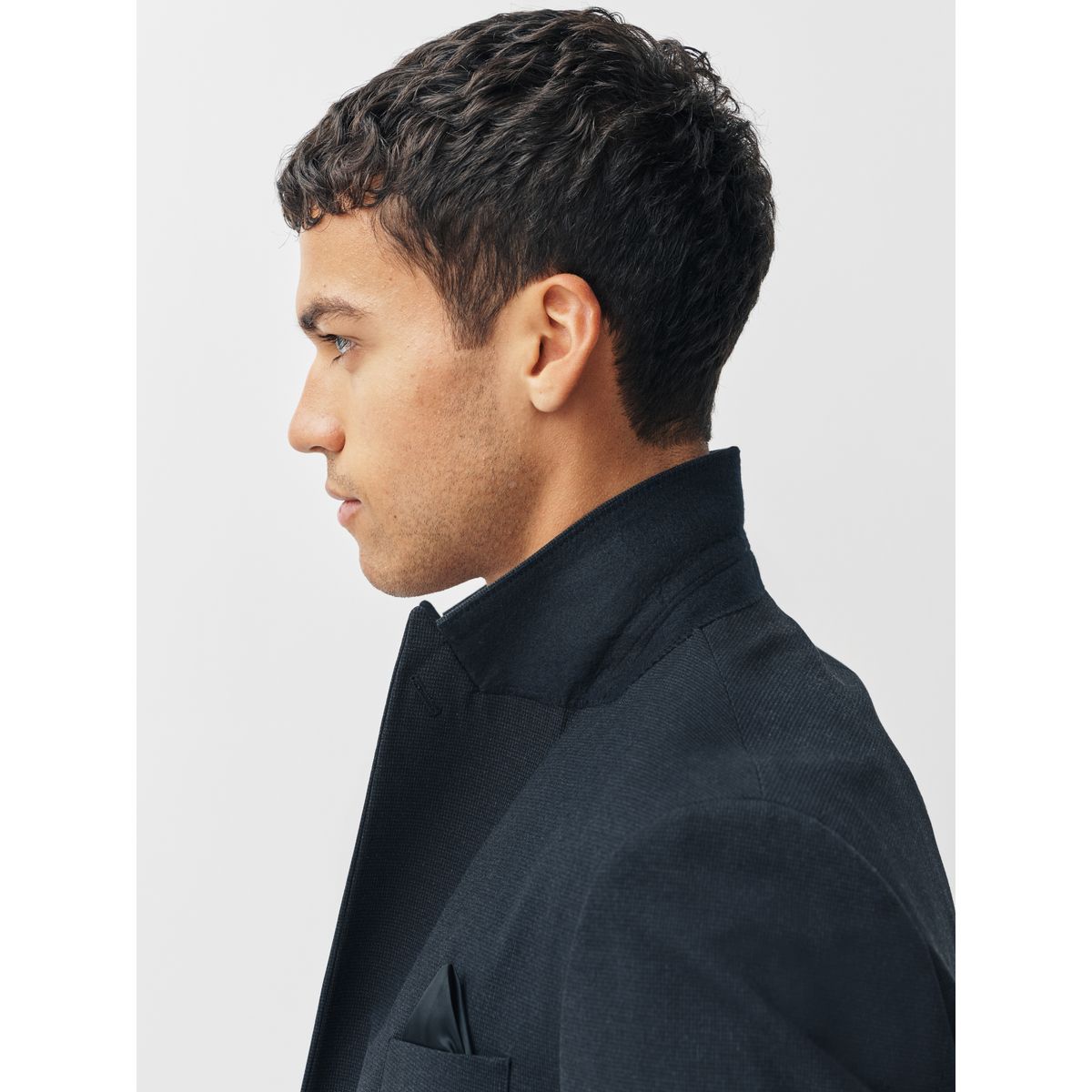 Veste de costume motionflex pied-de-poule bleu marine, NEXT