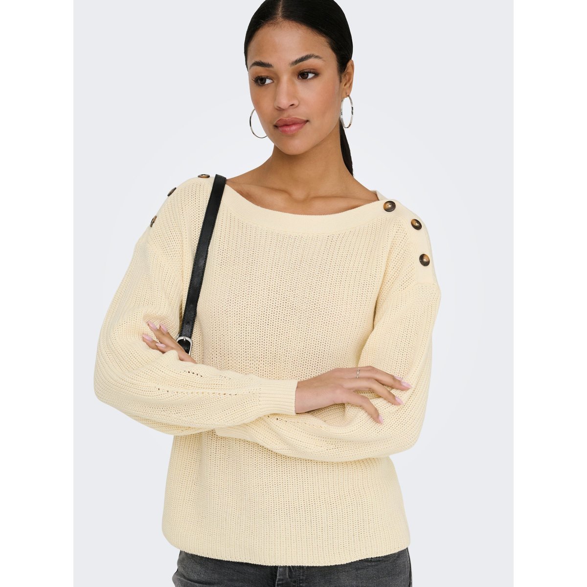 Pull En Maille birch, ONLY