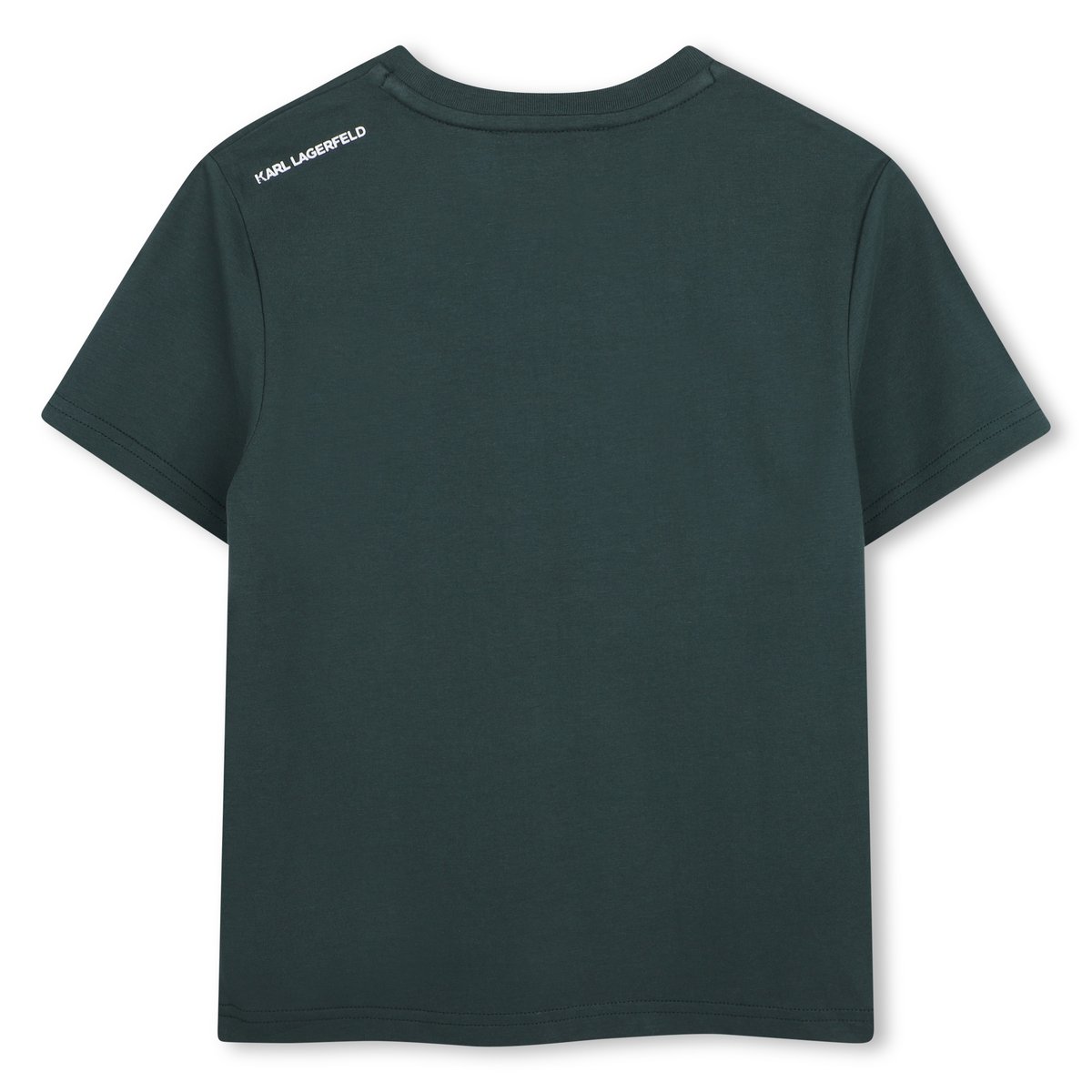 Tee-shirt manches courtes bottle green, KARL LAGERFELD KIDS