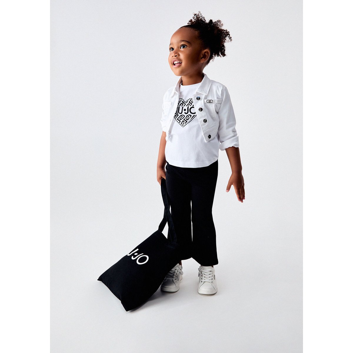 Ensemble avec t-shirt et cabas blanc, LIU JO