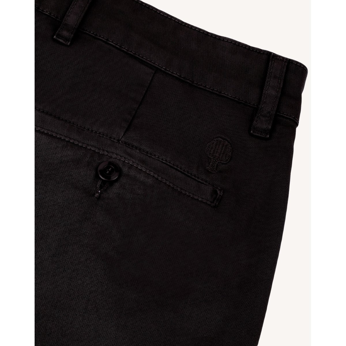 Pantalon coton BRIX REGULAR noir, FAGUO