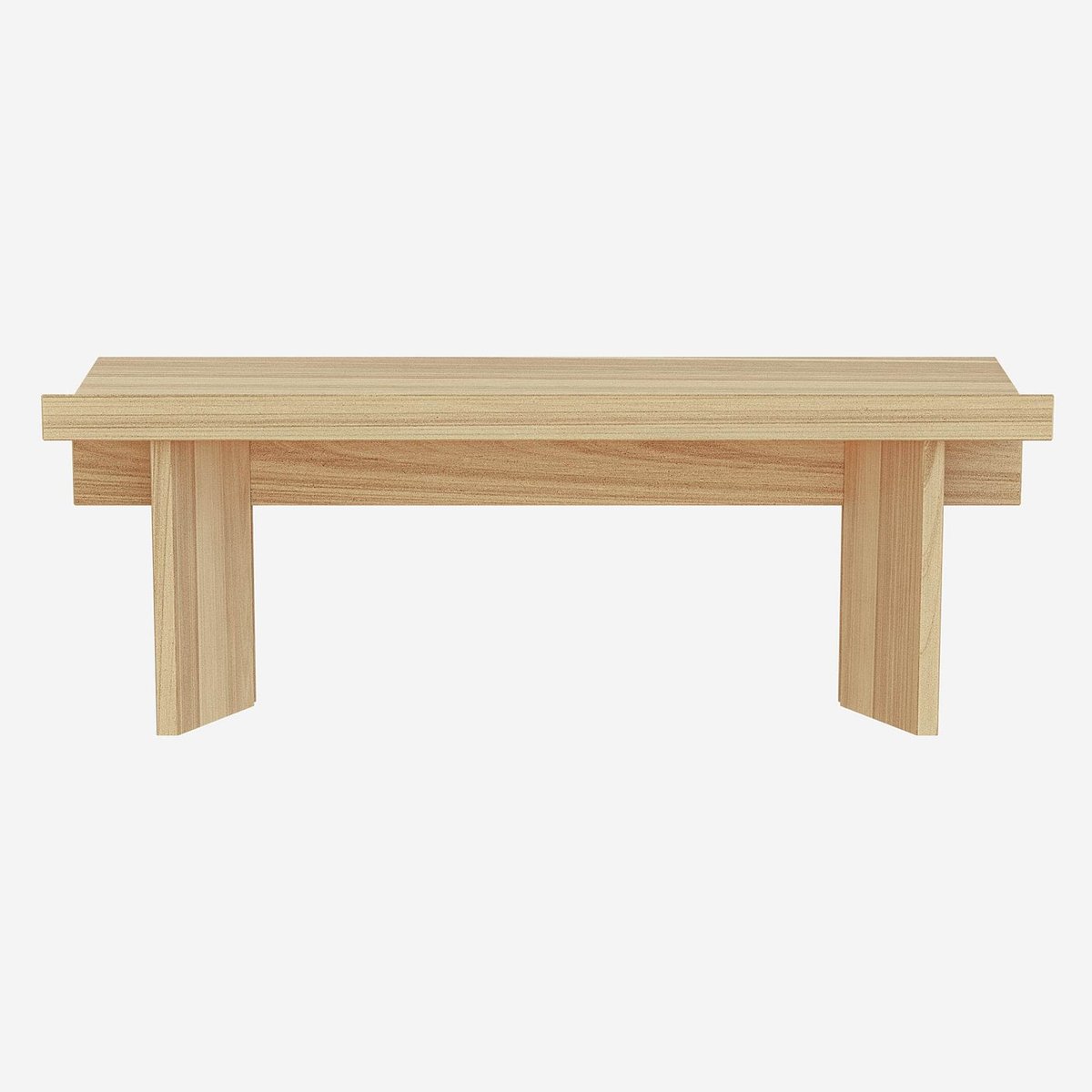 Banc chêne ARCHIE naturel clair, HABITAT