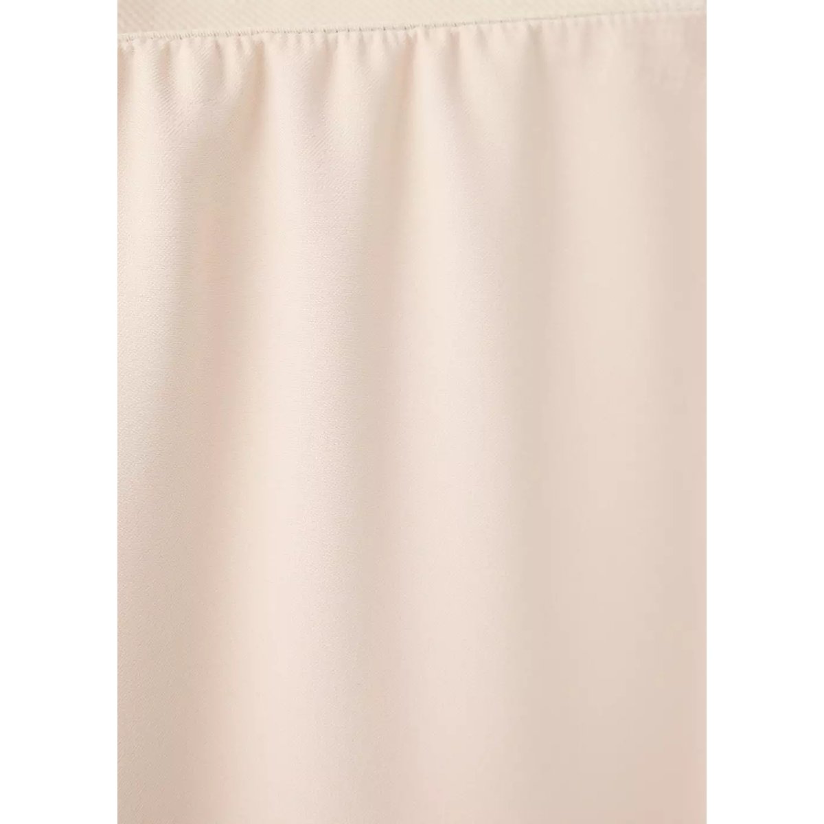 Pantalon droit satiné écru, MANGO