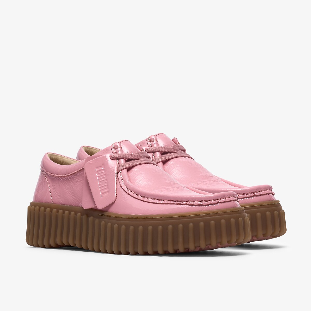 Chaussures vernies en cuir, TORHILL BEE rose verni, CLARKS