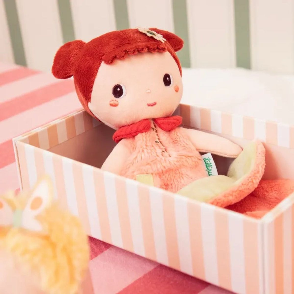 Petite poupée en tissu 18cm couleur unique, LILLIPUTIENS