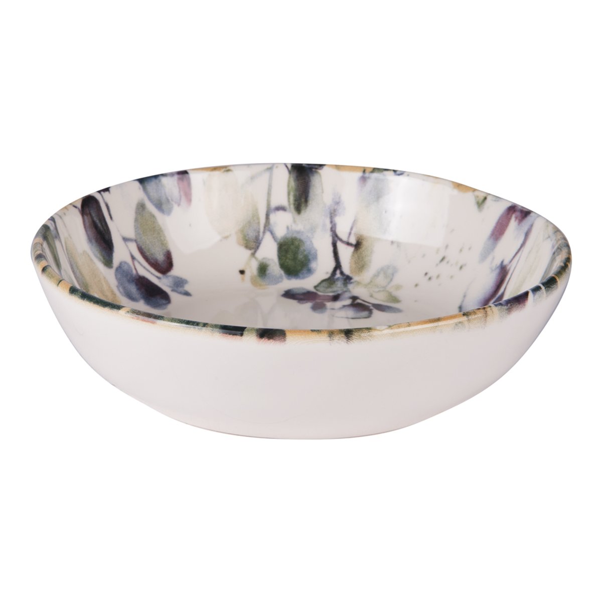 Assiette à pâtes Garden 22x6 cm (lot de 6) vert, TABLE PASSION
