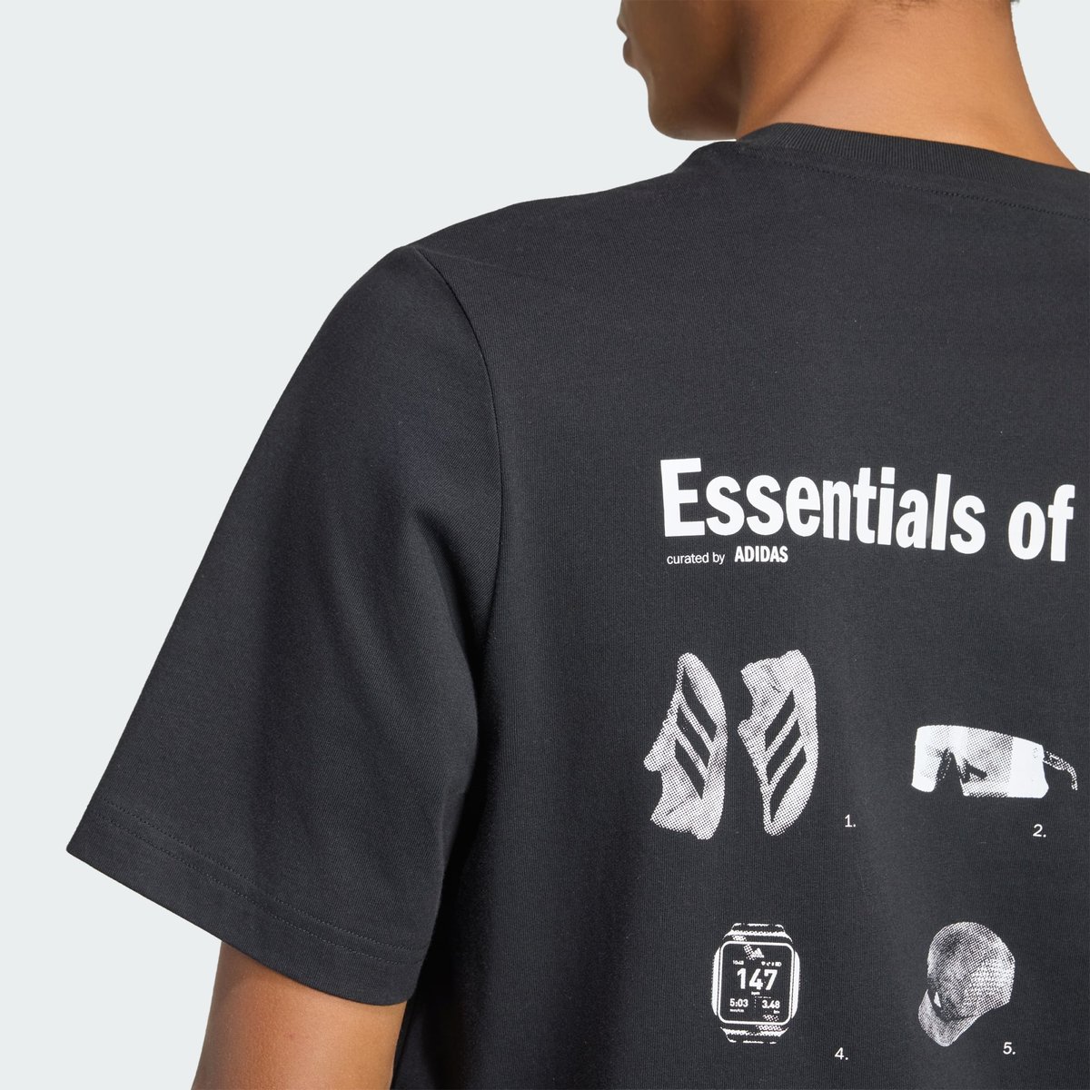T-Shirt Graphique Run Essentials T-Shirt Graphique Run Essentials black, adidas Performance