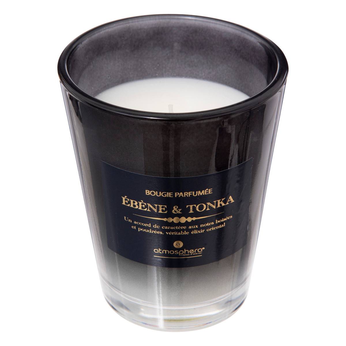 Bougie parfumée ALMA noir, ATMOSPHERA