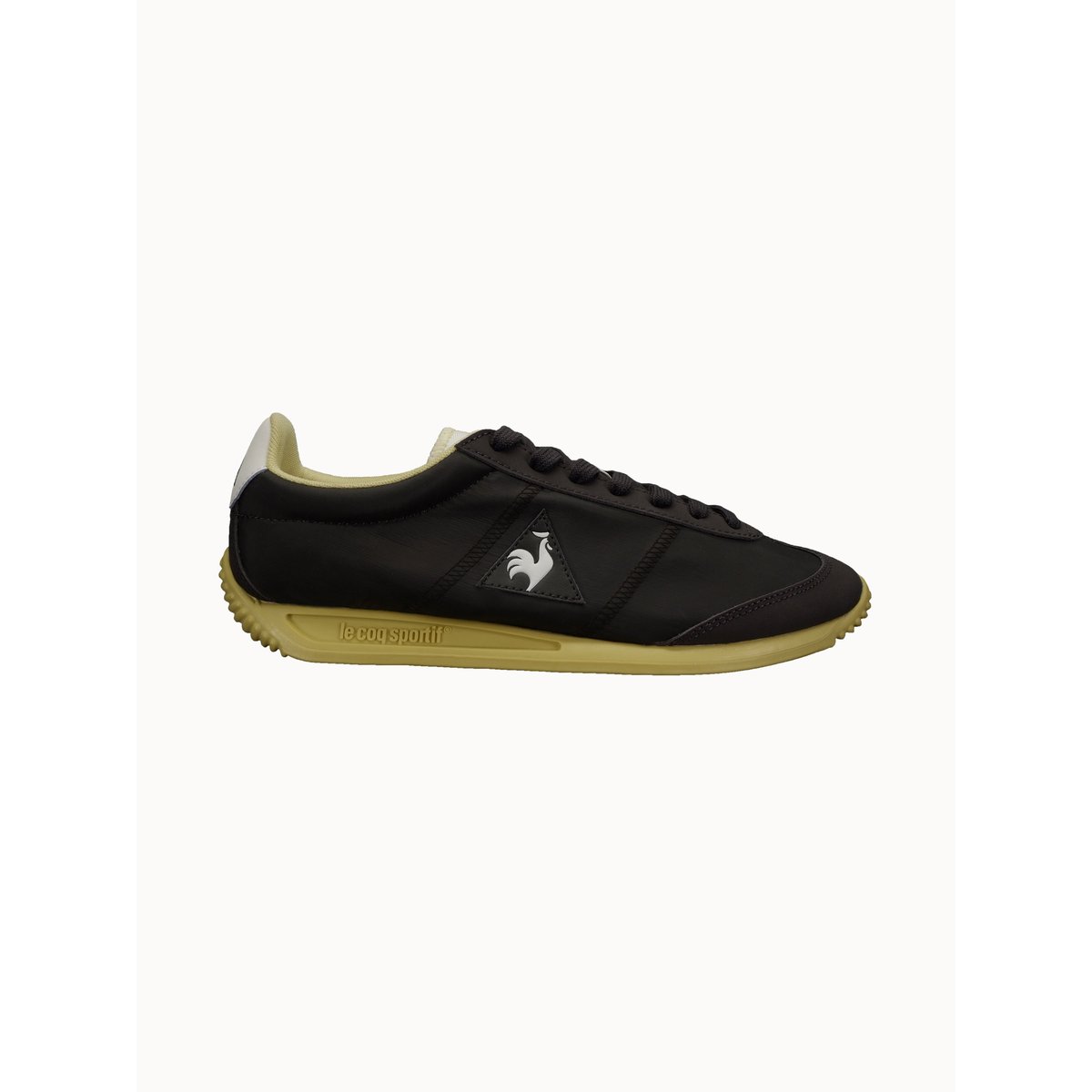 Sneakers retro-running en textile et suede Quartz peat, LE COQ SPORTIF