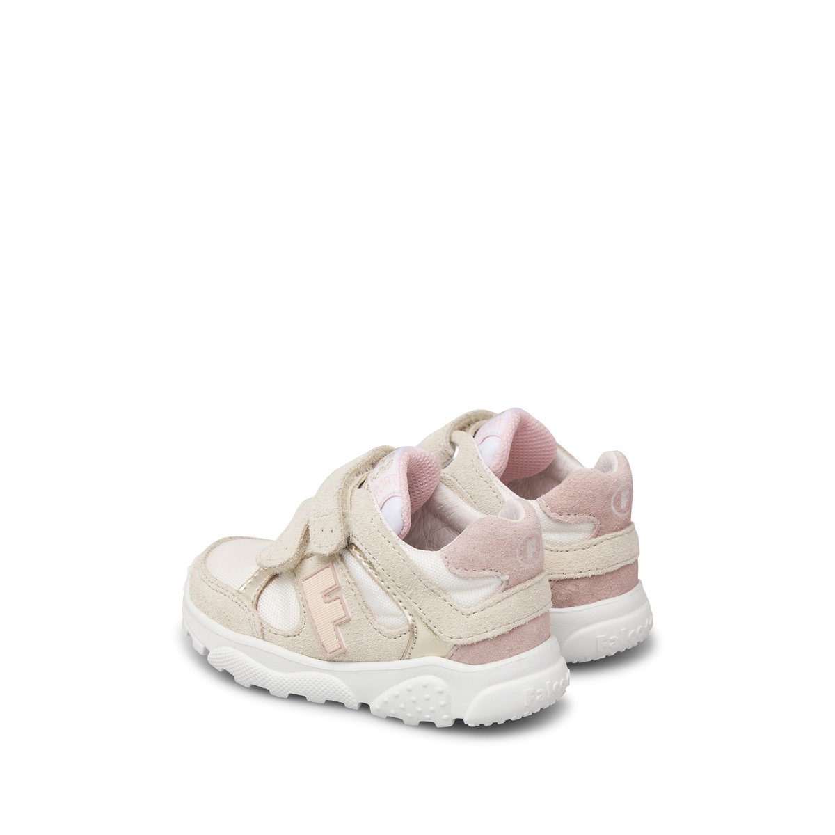 Sneakers en daim et tissu WIMY VL. blanc-platine-, FALCOTTO