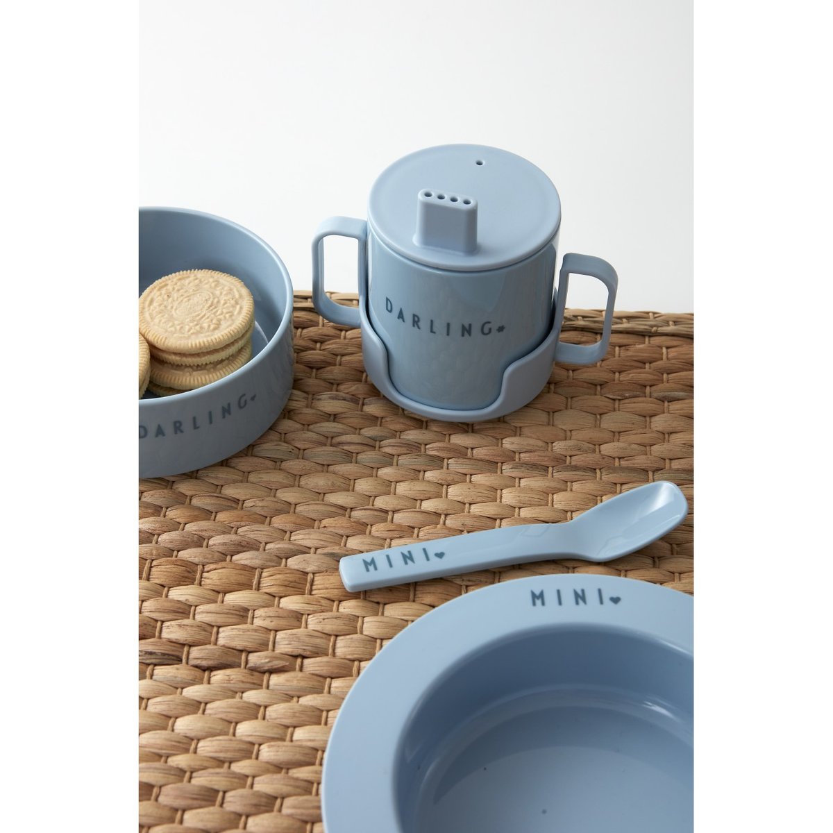 Coffret Vaisselle Enfant Bleu bleu, DESIGN LETTERS