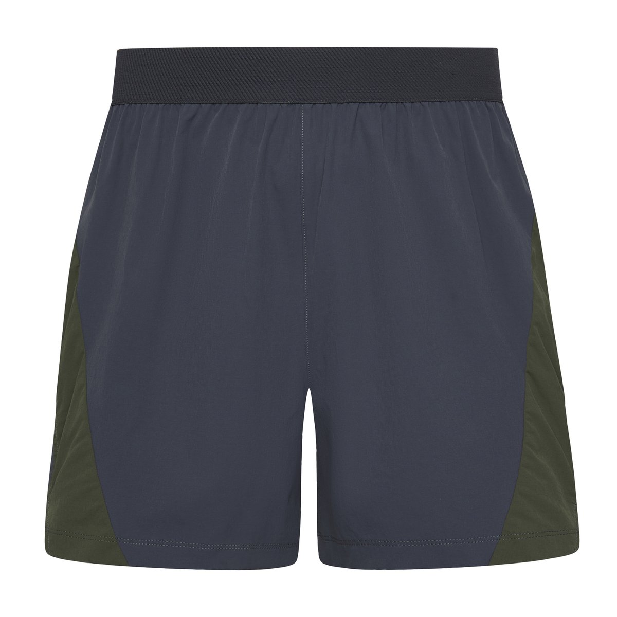 Short de sport homme Torque Avec poches fermeture éclair gris charbon/vert kaki, BORN