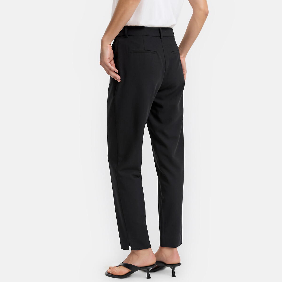 Pantalon cigarette, longueur 7/8ème noir, LA REDOUTE COLLECTIONS