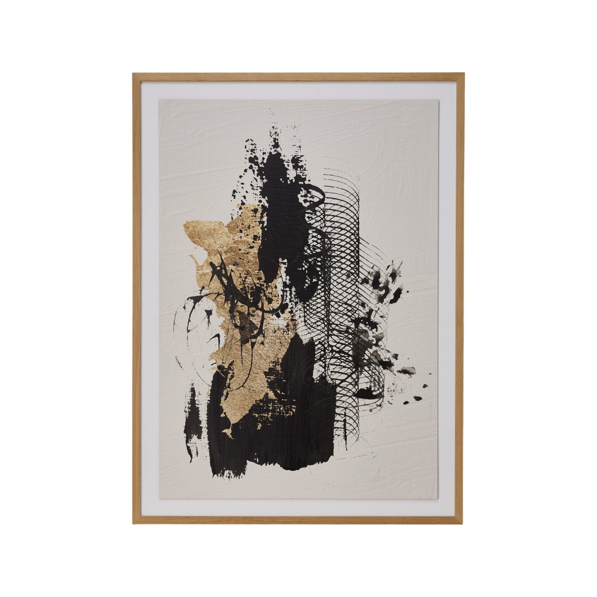 Tableau imprimé - GLORIAN noir/doré, CAMIF