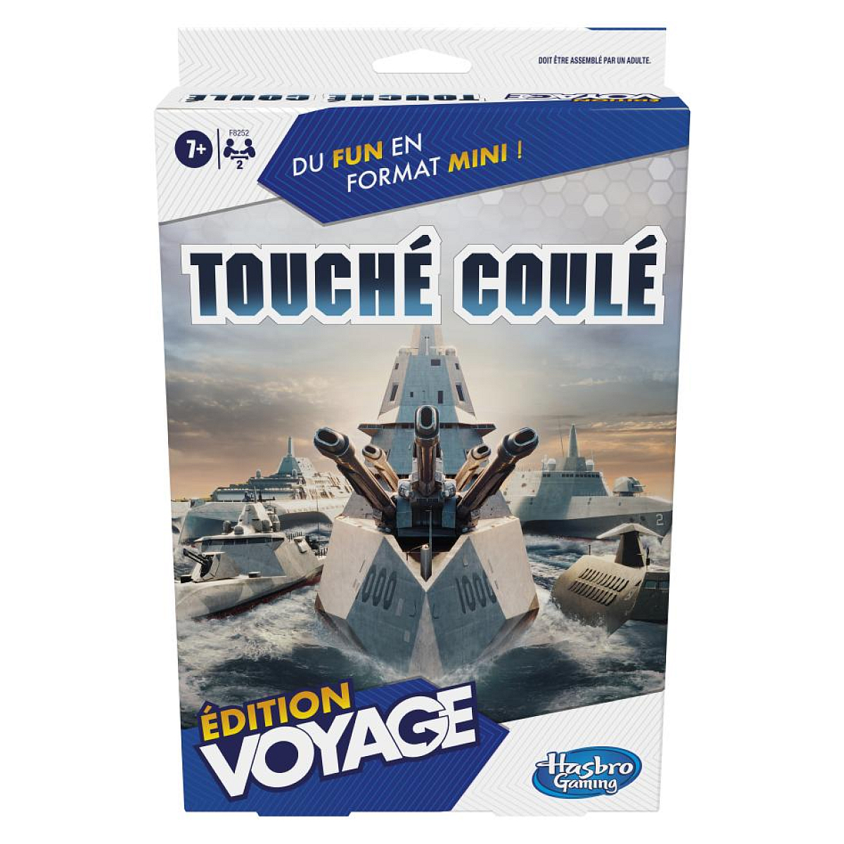 Touche coule - edition voyage bleu, HASBRO