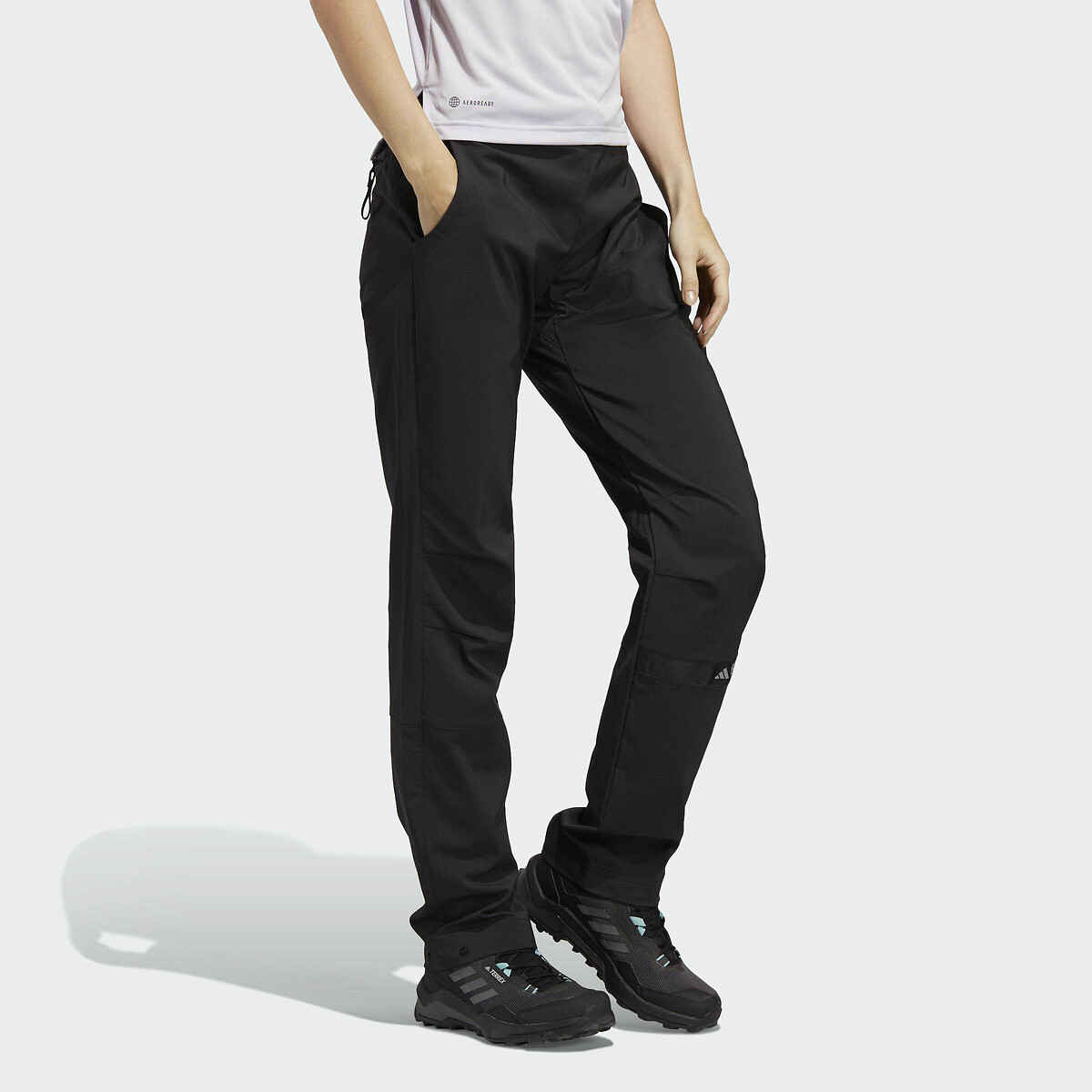Pantalon de randonnée en toile Terrex Multi noir, adidas Performance