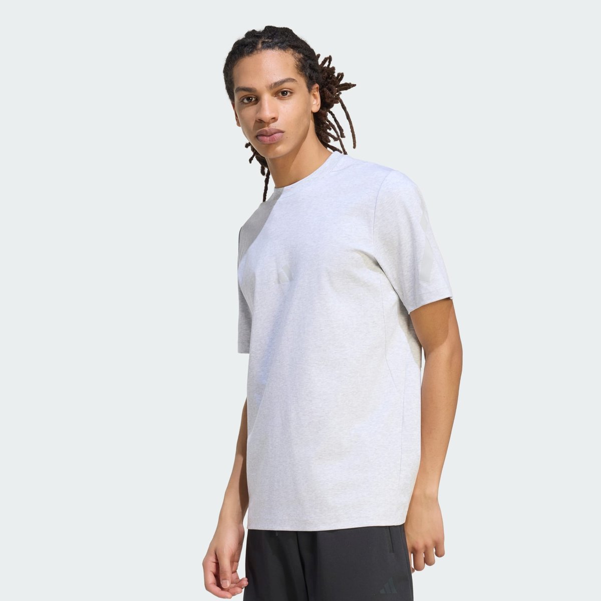 T-Shirt Adidas Z.n.e. T-Shirt Adidas Z.n.e. light grey heather, ADIDAS SPORTSWEAR