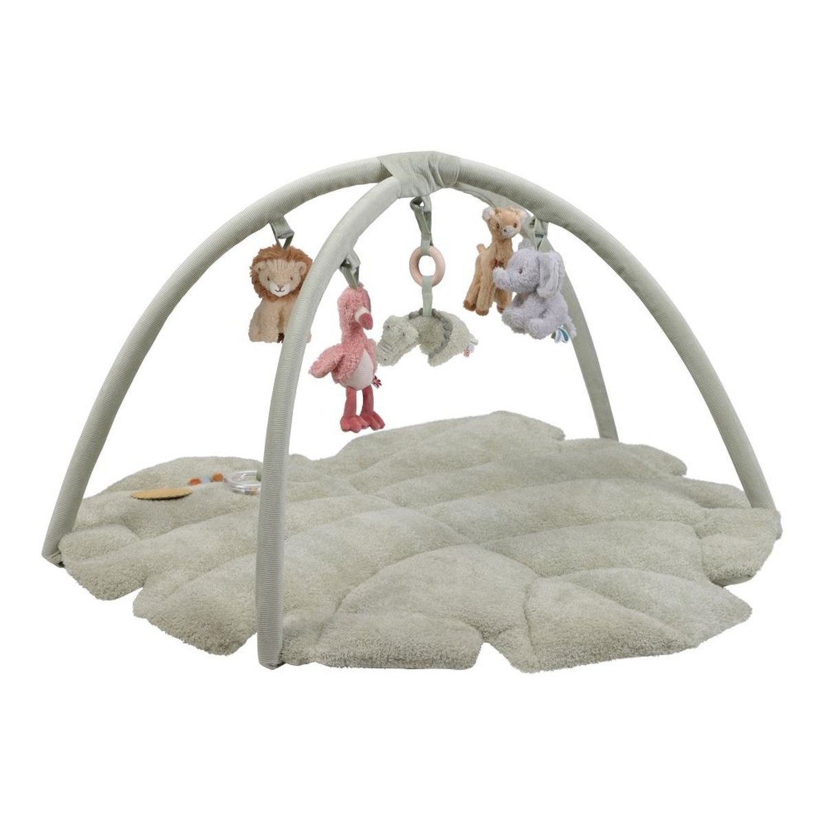 Tapis d'activités avec arches vert, multicolore, LITTLE DUTCH