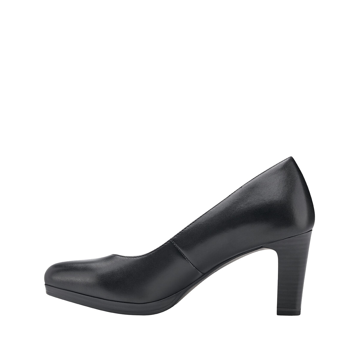 Leather Heels black, TAMARIS
