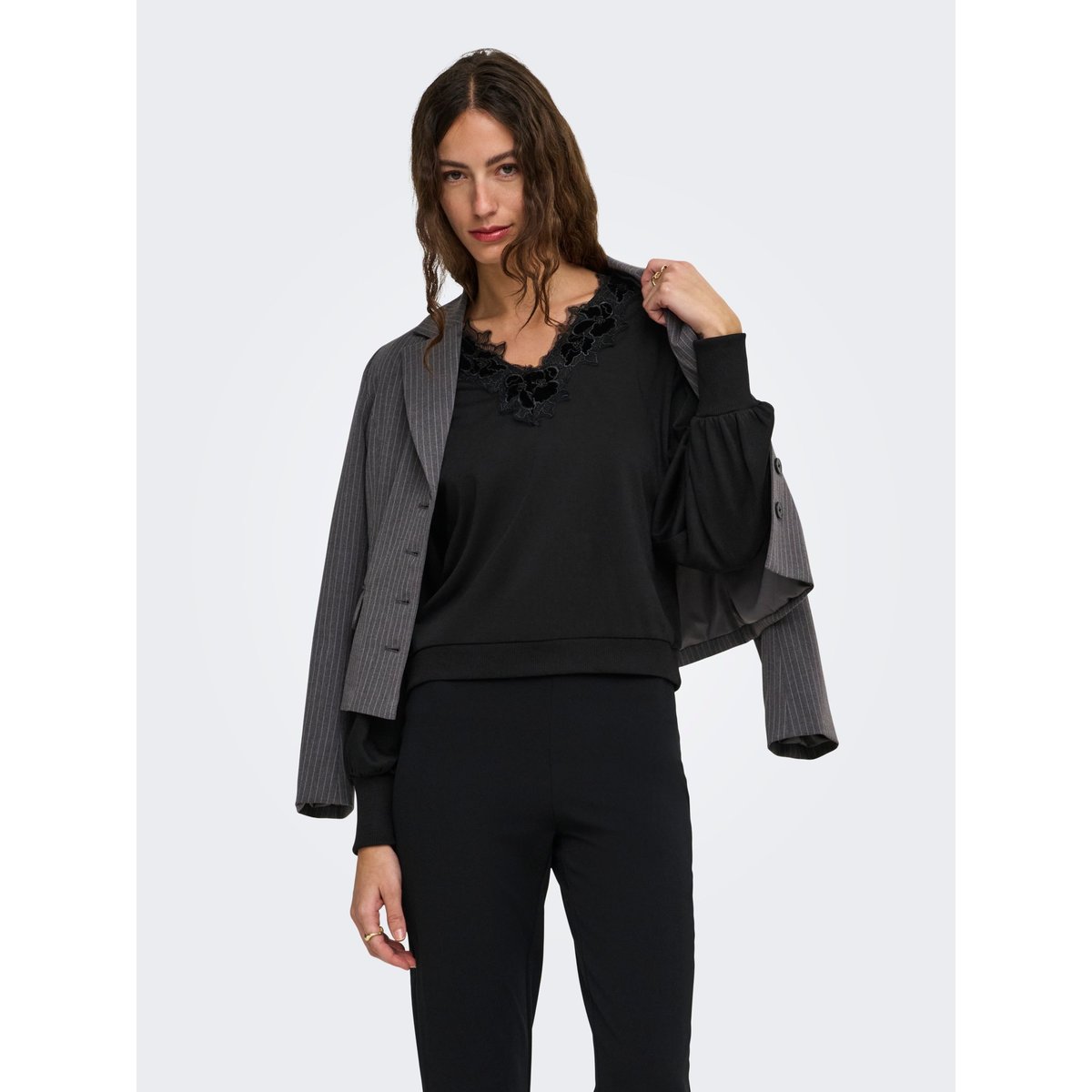 Sweat-Shirt black 1, ONLY