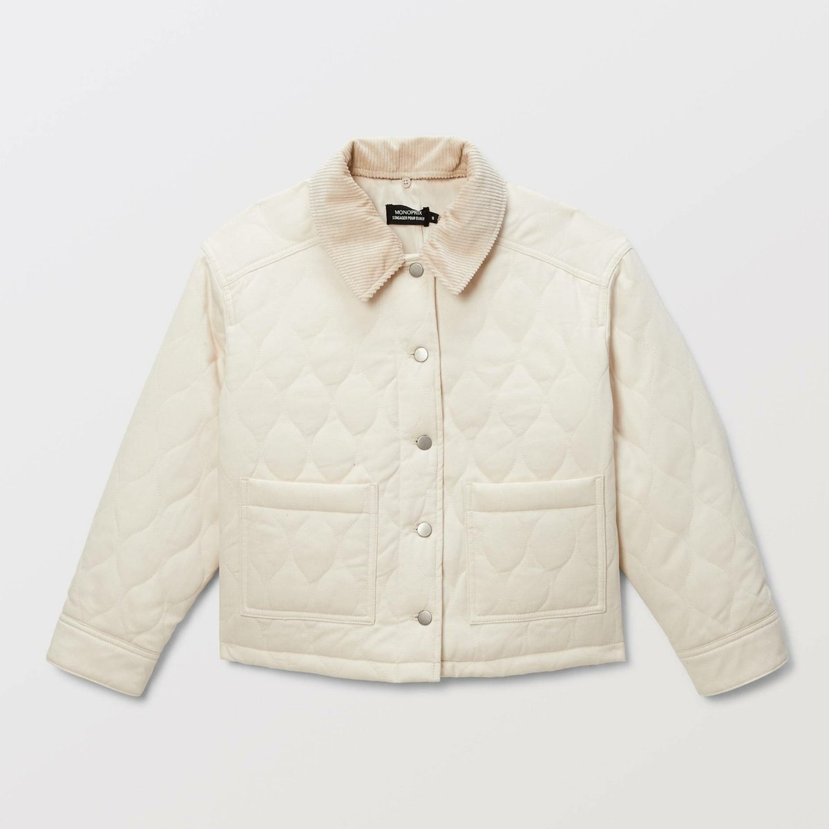 Veste matelassée en coton naturel, MONOPRIX