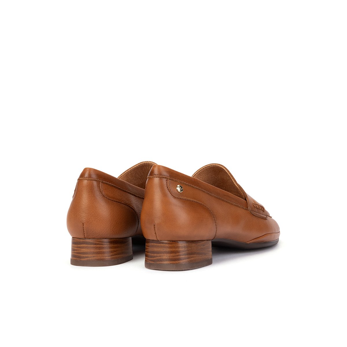 Mocassins cuir Ubeda forme large brandy, PIKOLINOS