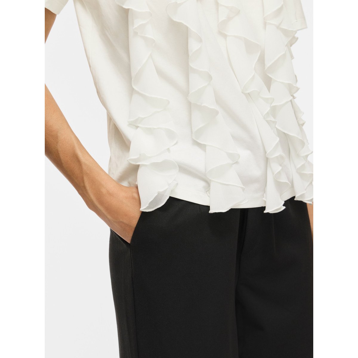 T-Shirt blanc - snow white1, VILA