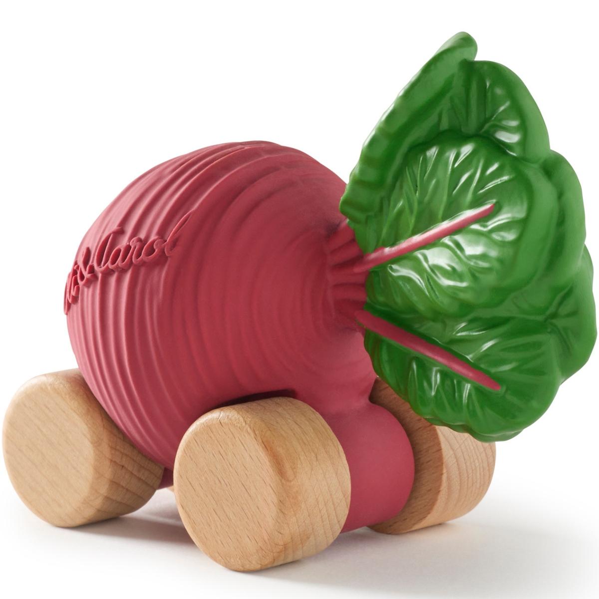 Voiture et jouet de dentition rouge, vert, OLI & CAROL