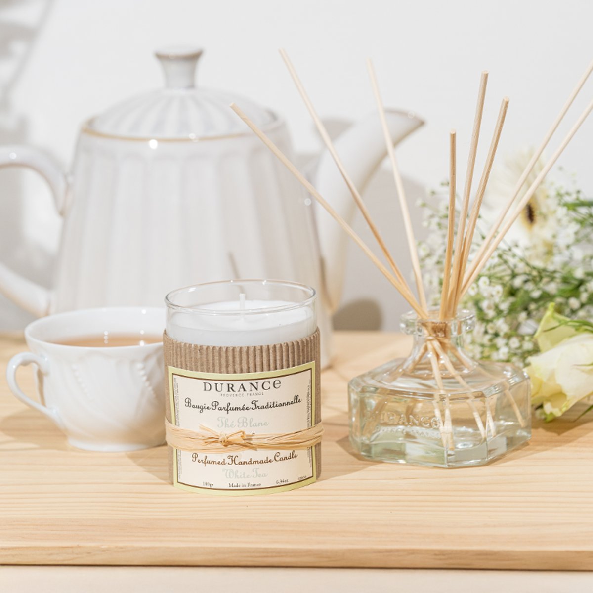 Recharge diffuseur de parfum THÉ BLANC couleur unique, DURANCE