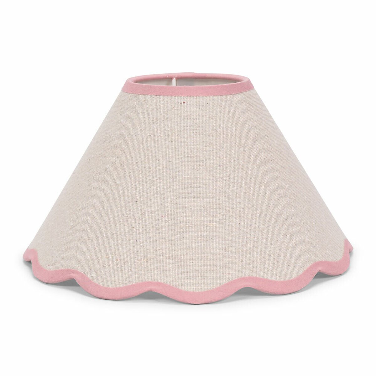 41cm Florence Scallop Trim Shade pink, SO'HOME