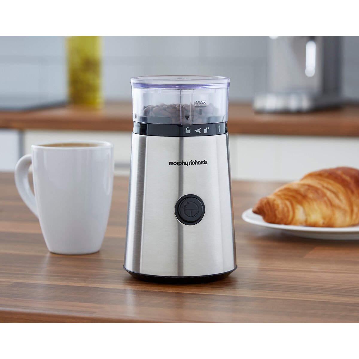 Stainless Steel Coffee Grinder - 210252 stainless steel, MORPHY RICHARDS