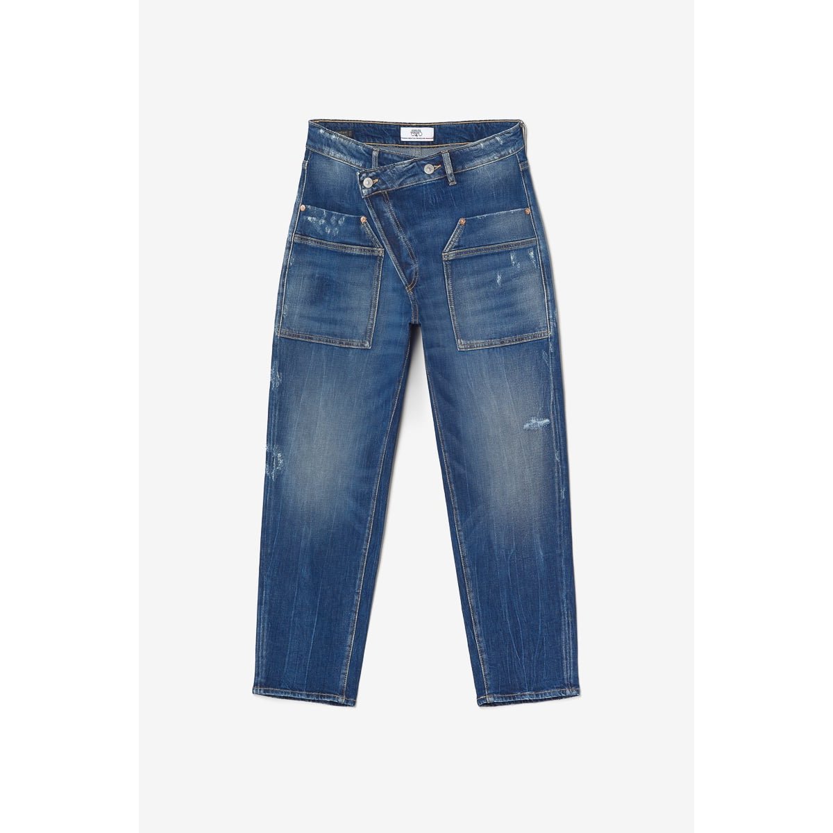 Jean boyfit cosy, 7/8ème blue, LE TEMPS DES CERISES