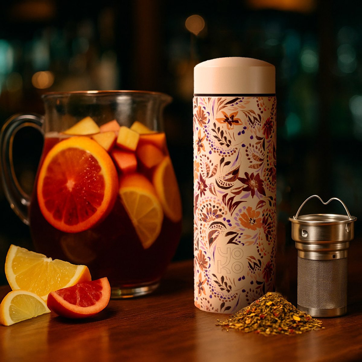 Théière isotherme Marbella 35 cl multicolore, YOKO