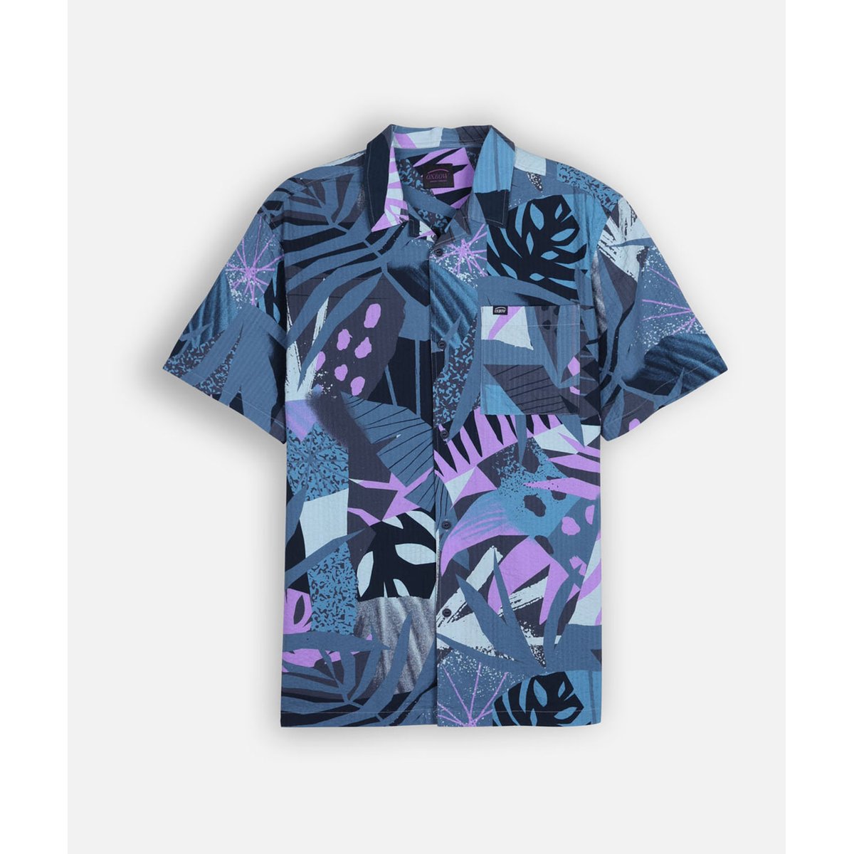 Chemise manches courtes WIPEOUT deep marine, OXBOW